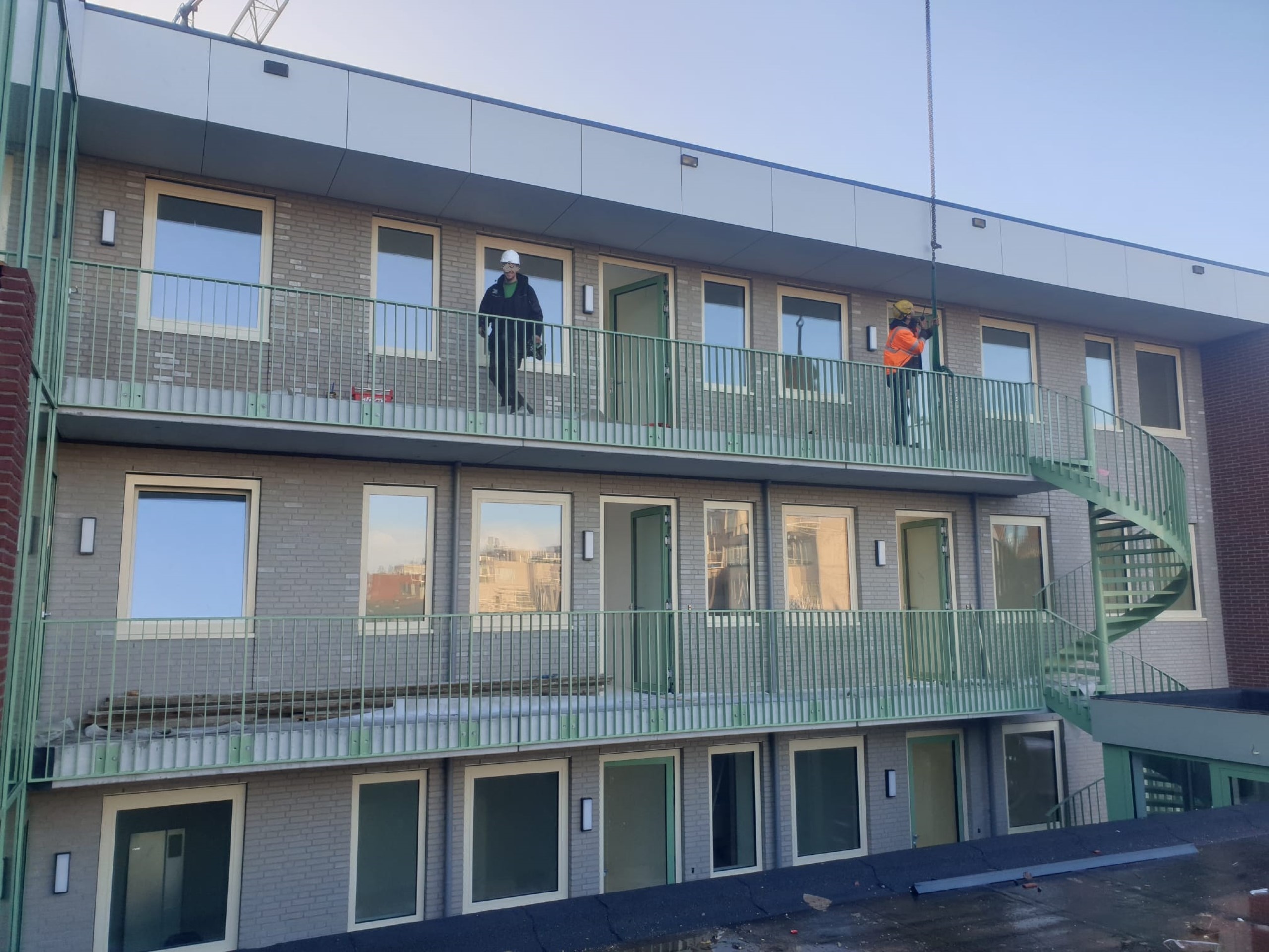 P. van Leeuwen - appartementen Slotlaan - Zeist- balustraden, hekwerken , trappen