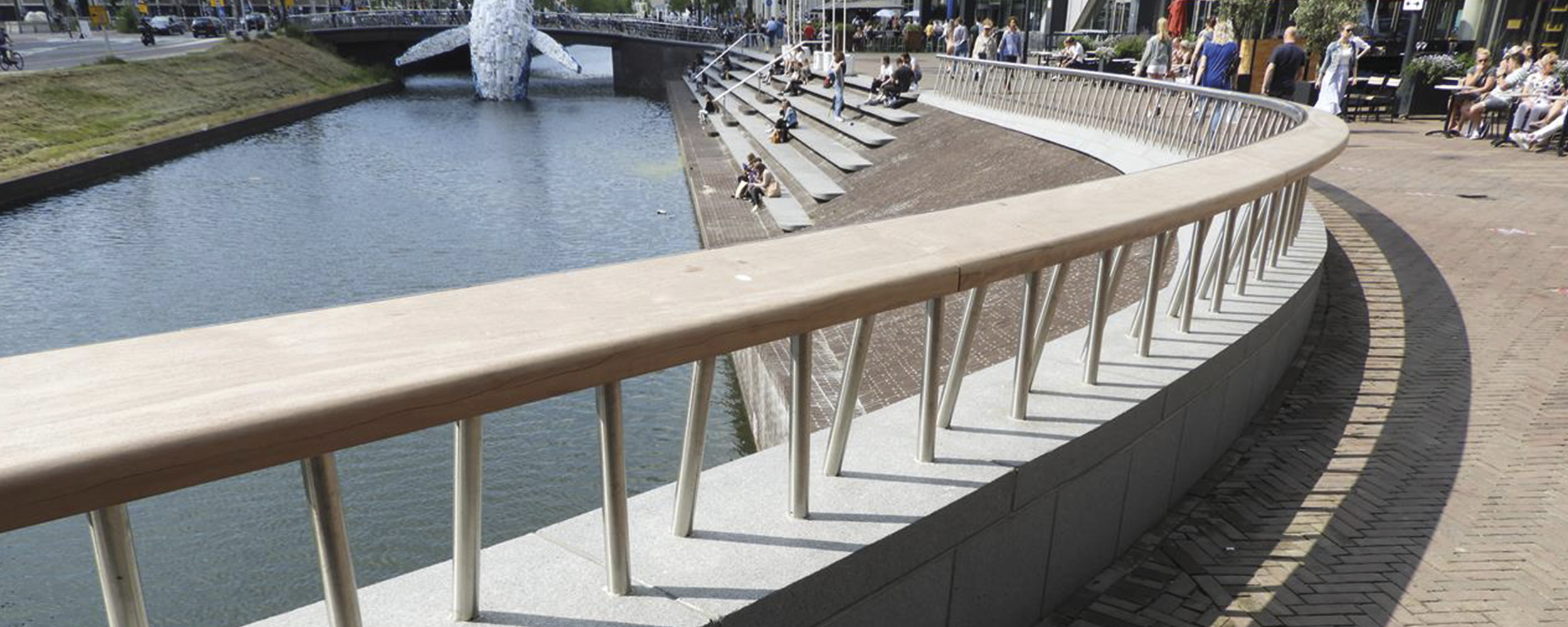 Balustrade RVS Hoog Catharijne