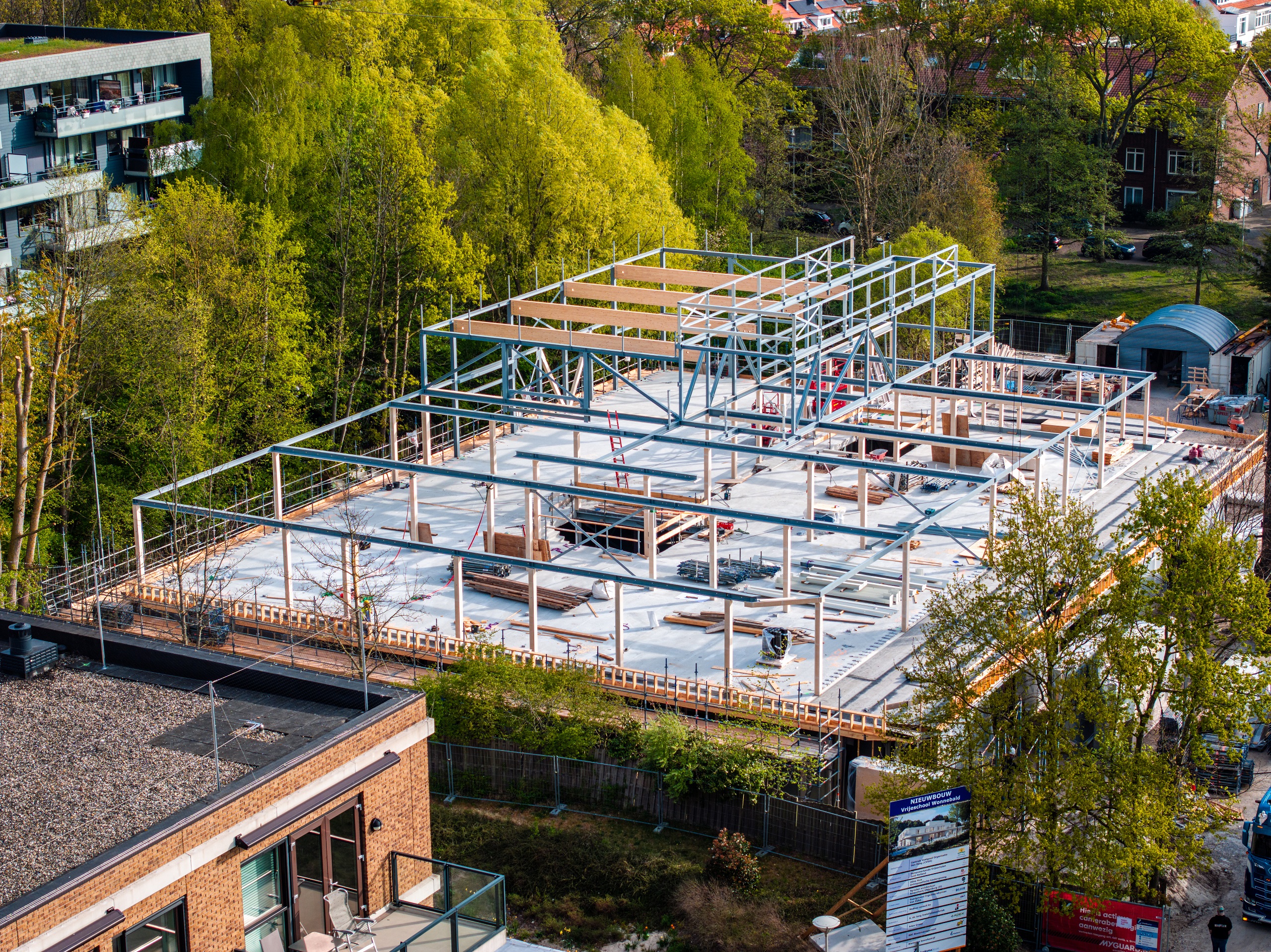 staalconstructie School Wonnbald - Den Haag